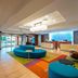 Fairfield Inn & Suites by Marriott Greenwood lobby with colorful seating and front desk