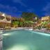 Best Western Gold Canyon Inn & Suites pool courtyard in Gold Canyon at dusk