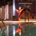 Kleopatra Dreams Beach Hotel, Alanya poolside evening dance performance by the water
