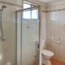 James Street Motor Inn Toowoomba bathroom with shower, toilet and vanity