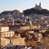 ibis budget Marseille Est Porte d'Aubagne with panoramic Marseille cityscape and hilltop basilica view