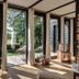 Hotel Strandhaus - Boutique Resort & Spa in Lübben: glass-walled room with garden and terrace views