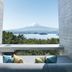Hoshinoya Fuji in Fujikawaguchiko with Mount Fuji and lake view from a modern terrace