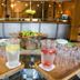Kievits Kroon Gauteng Wine Estate lobby beverage station with lemon water, fruit and glasses in Pretoria