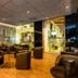 Wyndham Costa del Sol Pucallpa lounge in Pucallpa with leather seating and warm ambient lighting
