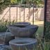 Emerald Guesthouse, Kempton Park: decorative tiered water fountain in a landscaped garden
