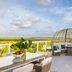 Three Waters Resort and Marina, Islamorada: rooftop terrace with dome cabana seating and marina views