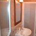 B&b Villa Chianalea in Scilla bathroom with sink, mirror, and tiled shower stall