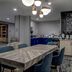 TownePlace Suites by Marriott Savannah Airport breakfast area with tables, chairs, and buffet station in Savannah