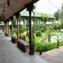 Nalla Eco Beach Resort, Pondicherry courtyard with garden path and covered walkway