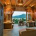 An Lam Retreats Ninh Van Bay spa lounge with bay and mountain view in Thon Dam Van