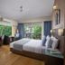 The Hawaii Comforts in Panaji guest room with bed, desk, balcony view and TV