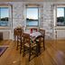 Residence Porta Antica Centro Storico, Rovinj: dining area with open windows overlooking the harbor