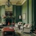 The Gleneagles Hotel in Auchterarder lounge with fireplace, armchairs and large windows