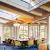 The Stavrand Russian River Valley in Guerneville with skylights, floor-to-ceiling windows, and lounge seating