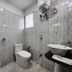 Housez 43 Kolkata bathroom with toilet, sink, shower and water heater