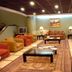 Hotel Diego de Almagro Santiago Centro lounge with sofas, lamps, coffee tables and patterned rugs in Santiago