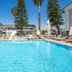 Clover Magic Altinkum Park Hotel, Side: outdoor pool with lounge chairs and palm trees