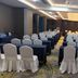 International Haiyuan Resort Hotel, Nantong conference room with rows of banquet tables and white chairs