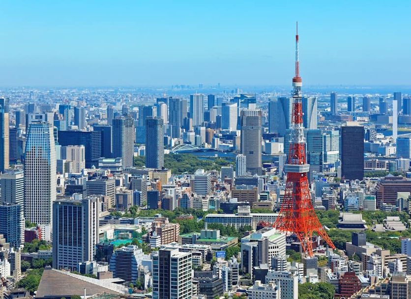 Sotetsu Fresa Inn Tokyo Kinshicho in Tokyo with a skyline view and Tokyo Tower