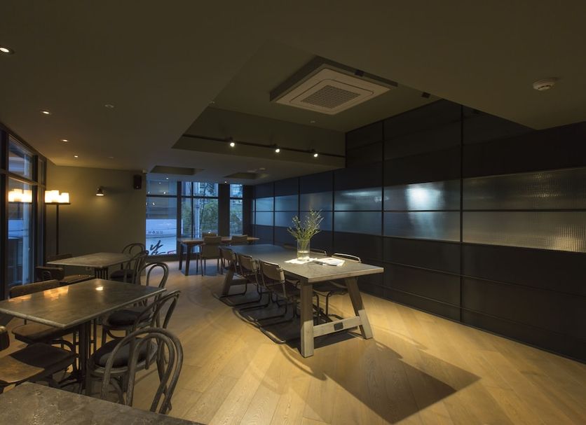 Hotel Star Gangnam, Seoul dining area with tables and chairs and large windows