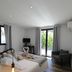 Hôtel confidentiel Le Grecale room in Pianottoli-Caldarello with bed, balcony doors and chair