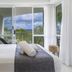 Noosa Hill Resort in Noosa Heads bedroom with balcony and ocean or lagoon views