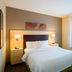 TownePlace Suites by Marriott Harrisburg Hershey guest room with king bed and large window