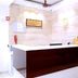 Tr Residency, Pondicherry reception desk with marble walls and elevator entrance