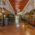Bourbon Manor Bed & Breakfast Inn in Bardstown lobby-style bar with rustic decor and polished floor