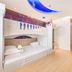 Xianyang Ocean Hotspring World in Xianyang: themed family room with bunk beds and starry ceiling