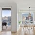 Bjørvika Apartments, Damsgård Area, Bergen City Center dining area with city and harbor views