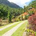 Blue Hill in Victoria with a landscaped garden path and lush hillside views