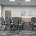 Hampton Inn Santa Clarita-Valencia meeting room with chairs arranged in a circle