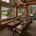 Hotel Park City, Autograph Collection in Park City lounge with wood beams, large windows and mountain views
