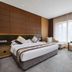Kaisheng Xingfeng International Air in Beijing guest room with king bed, sofa, and large window