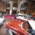 Saratoga Farmstead B&B in Saratoga Springs showroom with classic cars on display