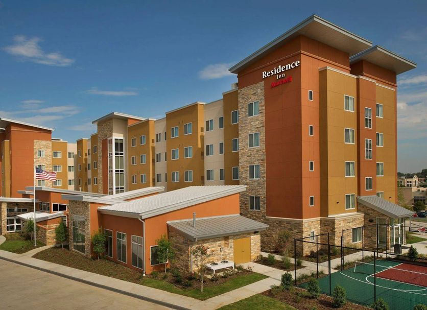 Residence Inn by Marriott Texarkana exterior with courtyard and sports court