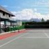 Hotel Sibayak International in Berastagi tennis court with mountain views