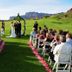 Gold Canyon Golf Resort wedding ceremony on a lawn with mountain views in Gold Canyon