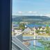 Gjøvik Hovdetun Hostel in Gjøvik with lake and town views through a window