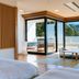 Kirishima Kokusai Hotel in Kirishima with tatami seating and panoramic mountain views through large windows