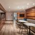 Four Points by Sheraton Los Angeles Westside, Culver City lobby café with wood seating and counter