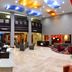 Fairfield Inn & Suites by Marriott Houston North/Spring lobby with colorful ceiling lights and seating