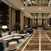 Grosvenor House, a Luxury Collection Hotel, Dubai lobby with marble floor, seating areas and reception