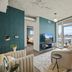 Placemakr Premier Sobro in Nashville living room with city views and floor-to-ceiling windows