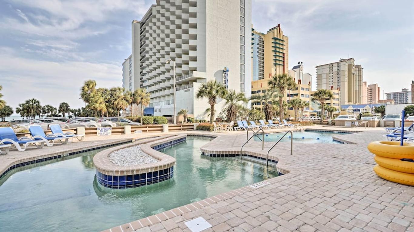 Steps to Ocean Myrtle Beach Condo with Perks!