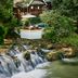 Rosewood Luang Prabang in Luang Prabang with a riverside deck and waterfall view