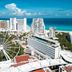 Canopy by Hilton Cancun La Isla in Cancún with Ferris wheel, oceanfront towers and turquoise sea view