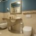 Soggiorno Pezzati Florence bathroom with bidet, shower, toilet and mirror
